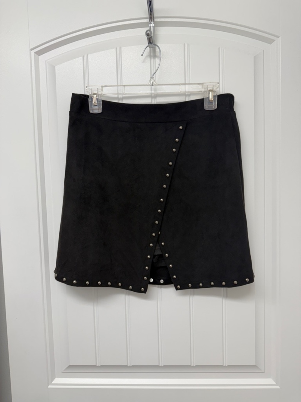 ROWDY CROWD Clothing Black Studded Skirt with built in shorts size L